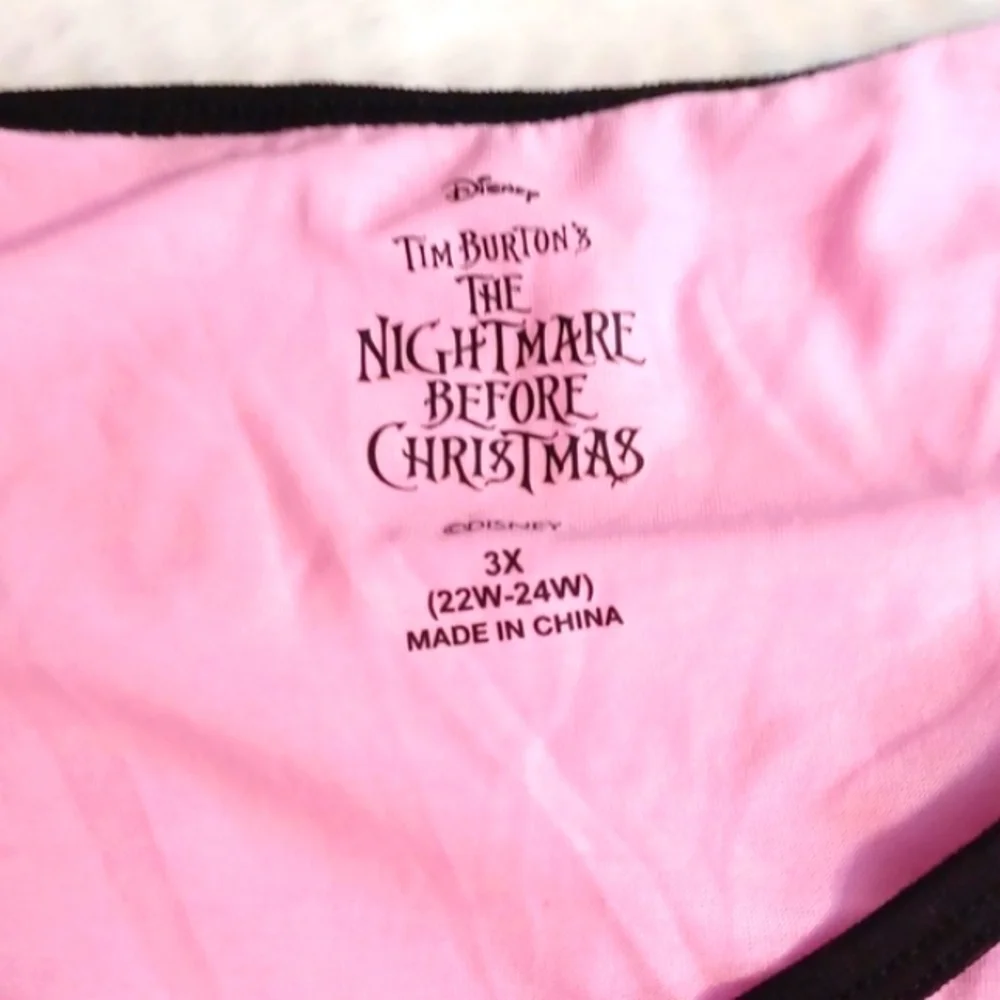 Womans Disney Burtons The NightMare Before Christmas Sleep Out Fit 3XL NWT - Picture 4 of 12